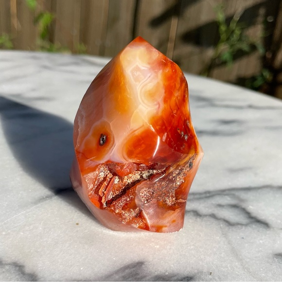 Carnelian Agate Flame - Picture 2 of 4